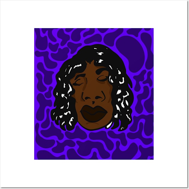 Black Woman Art Wall Art by lodesignshop